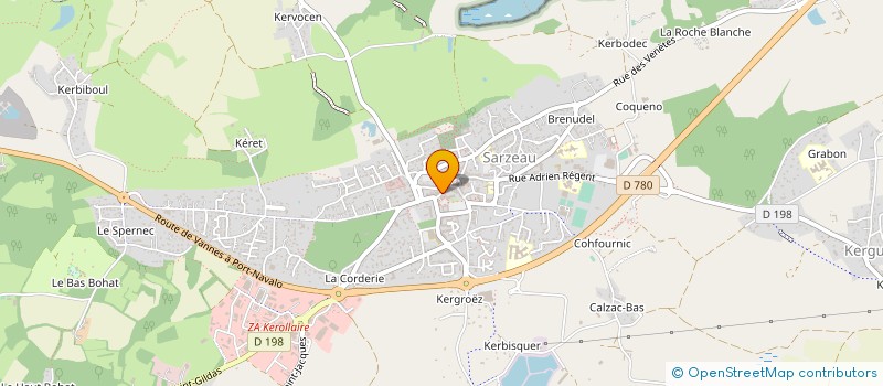 localisation de l'entreprise CAISSE CREDIT MUTUEL SARZEAU  SARZEAU