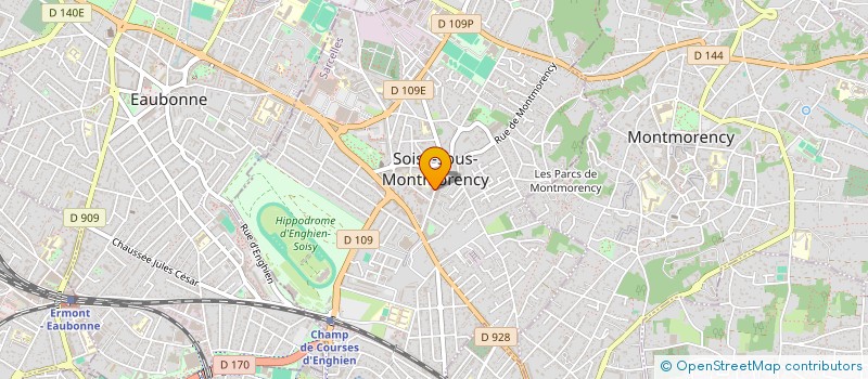 localisation de l'entreprise CAISSE CREDIT MUTUEL SOISY-MONTMORENCY  SOISY-SOUS-MONTMORENCY