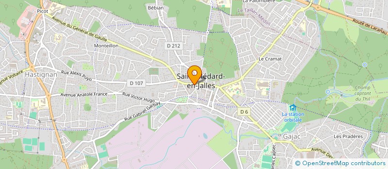 localisation de l'entreprise CAISSE CREDIT MUTUEL ST MEDARD EN JALLES  SAINT-MEDARD-EN-JALLES