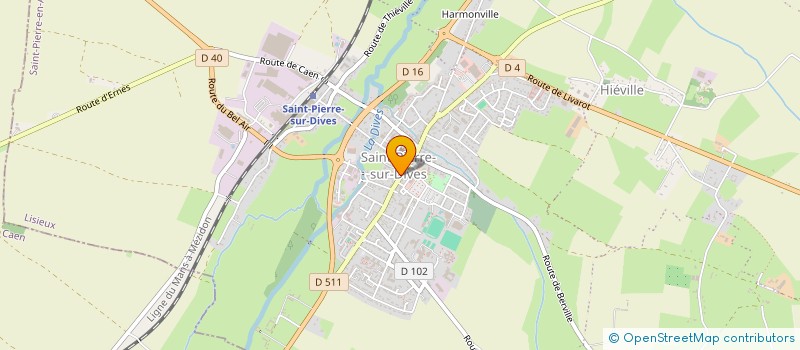 localisation de l'entreprise CAISSE CREDIT MUTUEL ST PIERRE S DIVES  SAINT-PIERRE-EN-AUGE