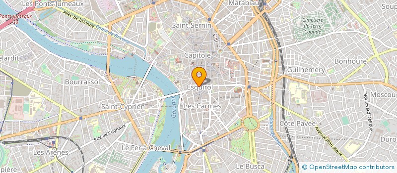 localisation de l'entreprise CAISSE CREDIT MUTUEL TOULOUSE ESQUIROL à TOULOUSE