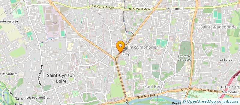 localisation de l'entreprise CAISSE CREDIT MUTUEL TOURS MAGINOT  TOURS