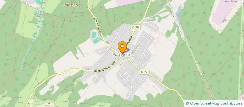 localisation de l'entreprise CAISSE CREDIT MUTUEL VALLEE DE LA BISTEN  PORCELETTE