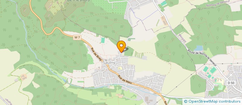 localisation de l'entreprise CAISSE CREDIT MUTUEL WOIPPY  WOIPPY