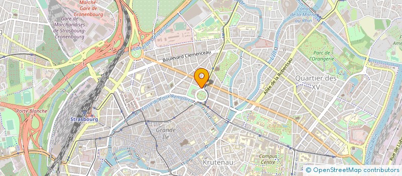 localisation de l'entreprise CAISSE D'ACTION SOCIALE DU PERSONNEL DES FINANCES PUBLIQUES DU BAS-RHIN à STRASBOURG