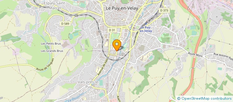 localisation de l'entreprise CAISSE D'ALLOCATIONS FAMILIALES DE HAUTE LOIRE à LE PUY-EN-VELAY