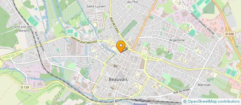 localisation de l'entreprise CAISSE D ALLOCATIONS FAMILIALES DE L OISE à BEAUVAIS