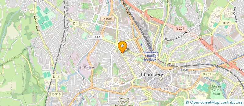 localisation de l'entreprise CAISSE D ALLOCATIONS FAMILIALES DE LA SAVOIE à CHAMBERY