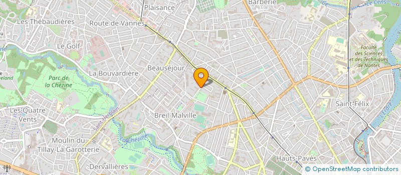 localisation de l'entreprise CAISSE D ALLOCATIONS FAMILIALES DE LOIRE ATLANTIQUE à NANTES