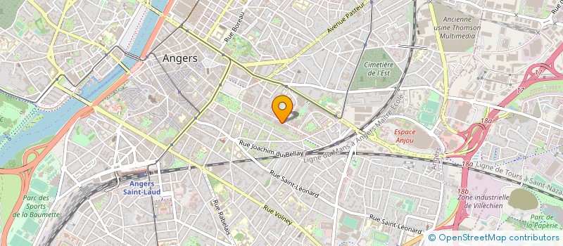 localisation de l'entreprise CAISSE D'ALLOCATIONS FAMILIALES DE MAINE-ET-LOIRE à ANGERS