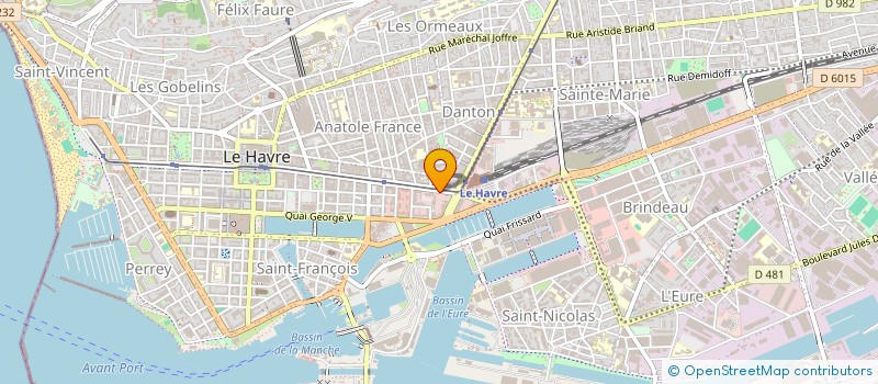 localisation de l'entreprise CAISSE D'ALLOCATIONS FAMILIALES DE SEINE-MARITIME à LE HAVRE