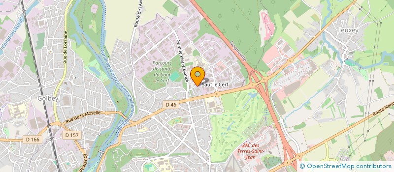 localisation de l'entreprise CAISSE D ALLOCATIONS FAMILIALES DES VOSGES à EPINAL