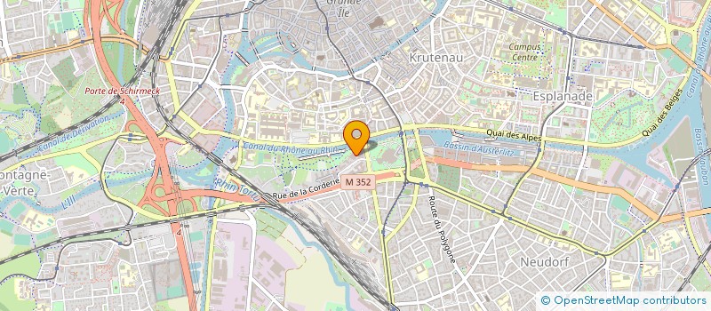 localisation de l'entreprise CAISSE D'ALLOCATIONS FAMILIALES DU BAS RHIN à STRASBOURG