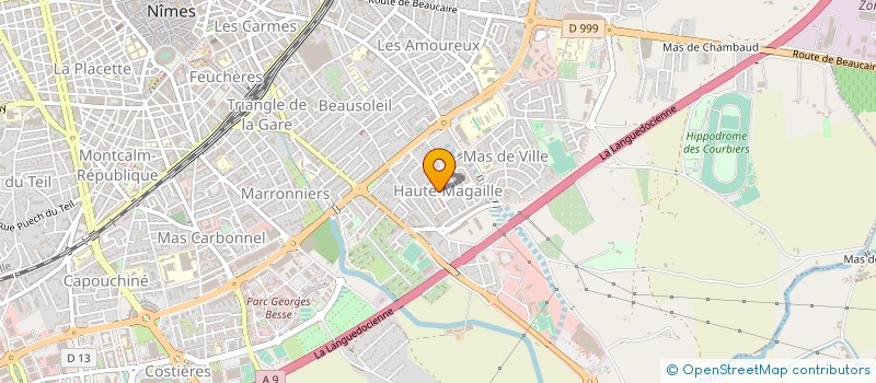 localisation de l'entreprise CAISSE D ALLOCATIONS FAMILIALES DU GARD à NIMES