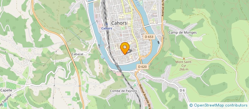 localisation de l'entreprise CAISSE D'ALLOCATIONS FAMILIALES DU LOT à CAHORS