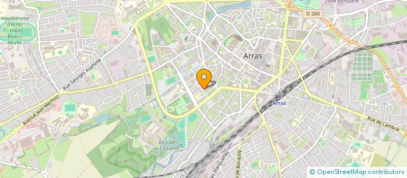 localisation de l'entreprise CAISSE D'ALLOCATIONS FAMILIALES DU PAS-DE-CALAIS à ARRAS