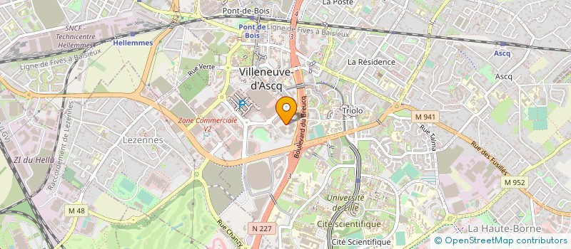 localisation de l'entreprise CAISSE D ASSURANCE RETRAITE ET SANTE AU TRAVAIL à VILLENEUVE-D'ASCQ
