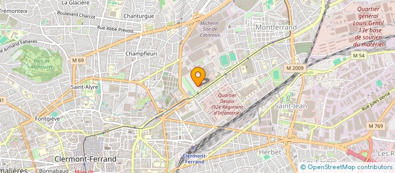 localisation de l'entreprise CAISSE D ASSURANCES RETRAITE ET DE LA SANTE AU TRAVAIL AUVERGNE  CLERMONT-FERRAND