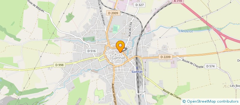 localisation de l'entreprise CAISSE D EPARGNE à GANNAT