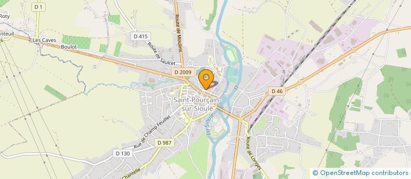 localisation de l'entreprise CAISSE D EPARGNE à SAINT-POURCAIN-SUR-SIOULE