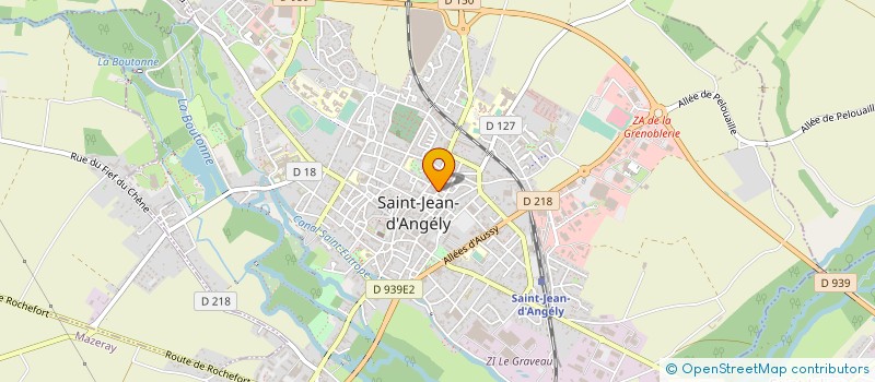localisation de l'entreprise CAISSE D EPARGNE à SAINT-JEAN-D'ANGELY