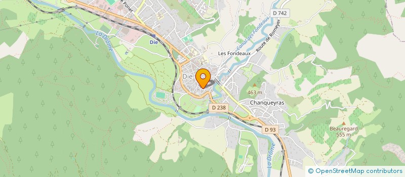 localisation de l'entreprise CAISSE D EPARGNE DE DIE à DIE