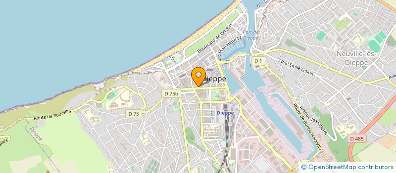 localisation de l'entreprise CAISSE D EPARGNE DE DIEPPE à DIEPPE