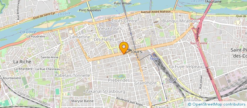 localisation de l'entreprise CAISSE D EPARGNE DE PREVOYANCE TOURAINE à TOURS