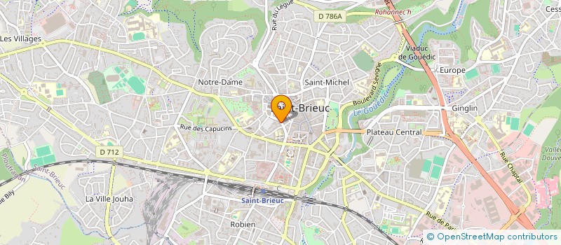 localisation de l'entreprise CAISSE D EPARGNE DES COTES D ARMOR à SAINT-BRIEUC