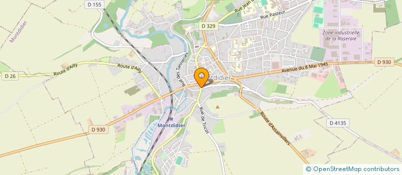 localisation de l'entreprise CAISSE D'EPARGNE ET DE PREVOYANCE à MONTDIDIER