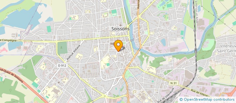 localisation de l'entreprise CAISSE D EPARGNE ET PREVOYANCE SOISSONS à SOISSONS