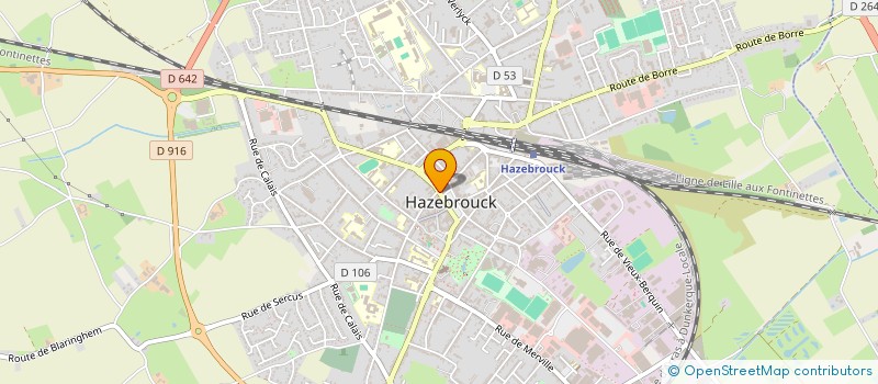 localisation de l'entreprise CAISSE D EPARGNE FLANDRE INTERIEURE à HAZEBROUCK