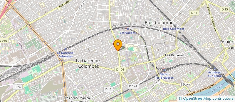 localisation de l'entreprise CAISSE DE BIENFAISANCE DE CHEMTOV à LA GARENNE-COLOMBES