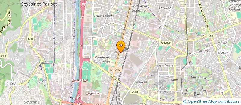 localisation de l'entreprise CAISSE DE COMPENSATION DE LA METALLURGIE à GRENOBLE