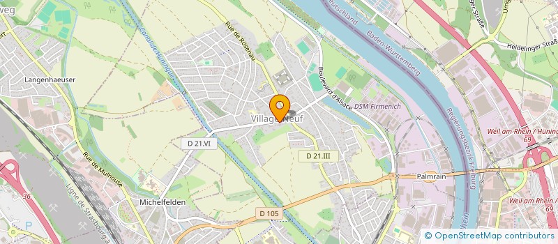 localisation de l'entreprise CAISSE DE CREDIT DES TROIS PAYS  VILLAGE-NEUF