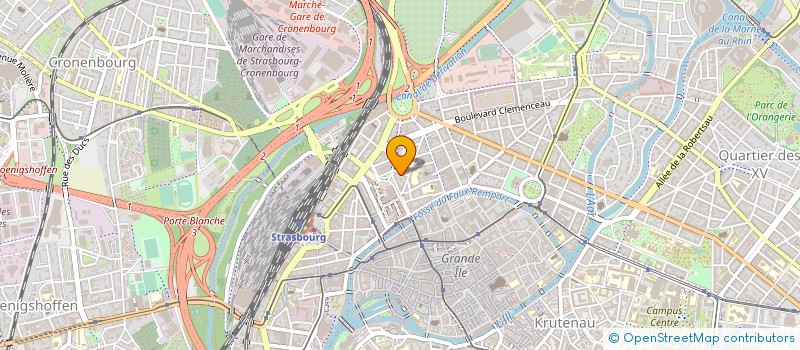 localisation de l'entreprise CAISSE DE CREDIT MUNICIPAL à STRASBOURG