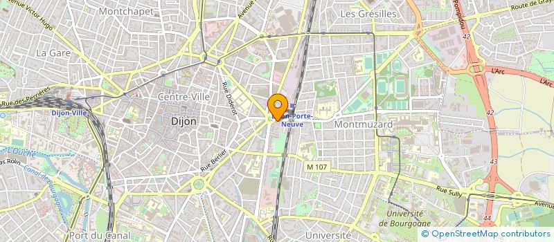 localisation de l'entreprise CAISSE DE CREDIT MUNICIPAL DE DIJON à DIJON
