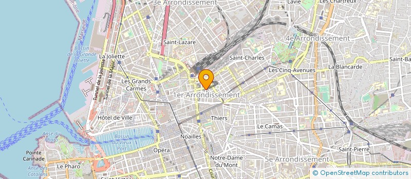 localisation de l'entreprise CAISSE DE CREDIT MUNICIPAL DE MARSEILLE  MARSEILLE