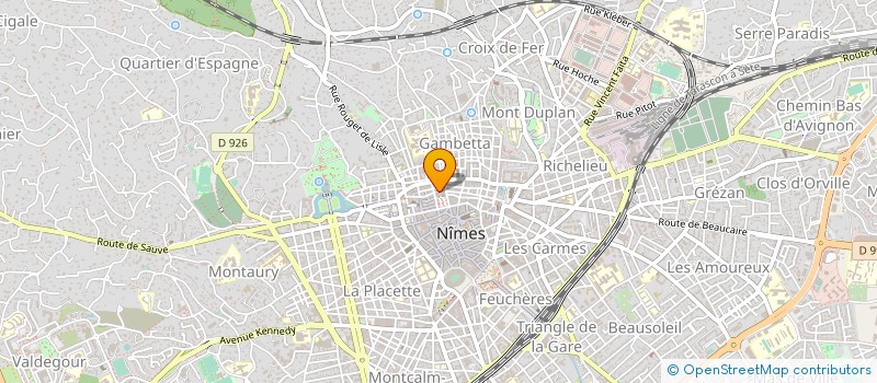 localisation de l'entreprise CAISSE DE CREDIT MUNICIPAL DE NIMES à NIMES