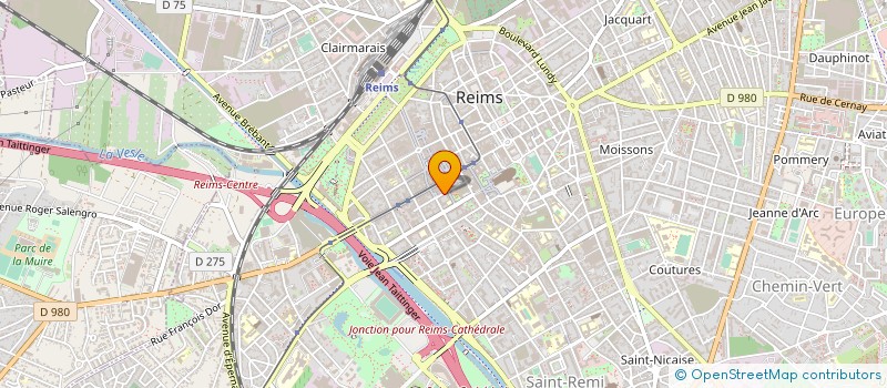 localisation de l'entreprise CAISSE DE CREDIT MUNICIPAL DE REIMS à REIMS