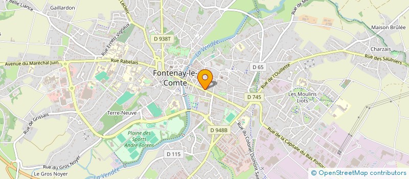 localisation de l'entreprise CAISSE DE CREDIT MUT FONTENAY LE COMTE  FONTENAY-LE-COMTE