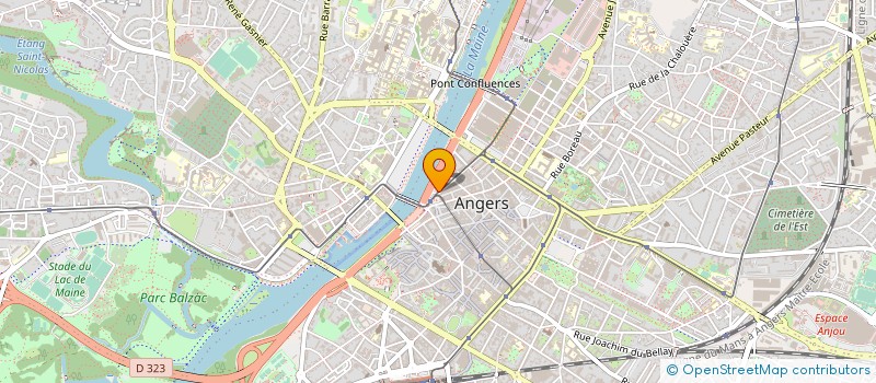 localisation de l'entreprise CAISSE DE CREDIT MUTUEL AGRICOLE D'ANJOU à ANGERS