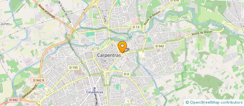 localisation de l'entreprise CAISSE DE CREDIT MUTUEL AGRICULTURE DE CARPENTRAS  CARPENTRAS