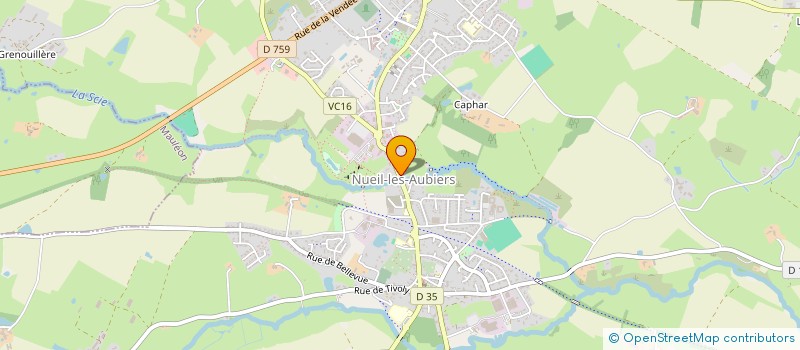 localisation de l'entreprise CAISSE DE CREDIT MUTUEL ARGENT SEVRES MAUGES  NUEIL-LES-AUBIERS