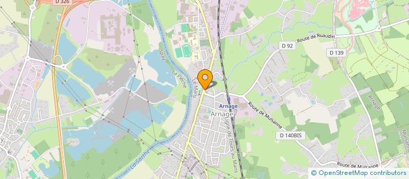 localisation de l'entreprise CAISSE DE CREDIT MUTUEL ARNAGE à ARNAGE