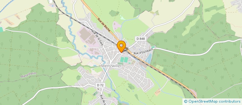 localisation de l'entreprise CAISSE DE CREDIT MUTUEL AVENIR  MERTZWILLER