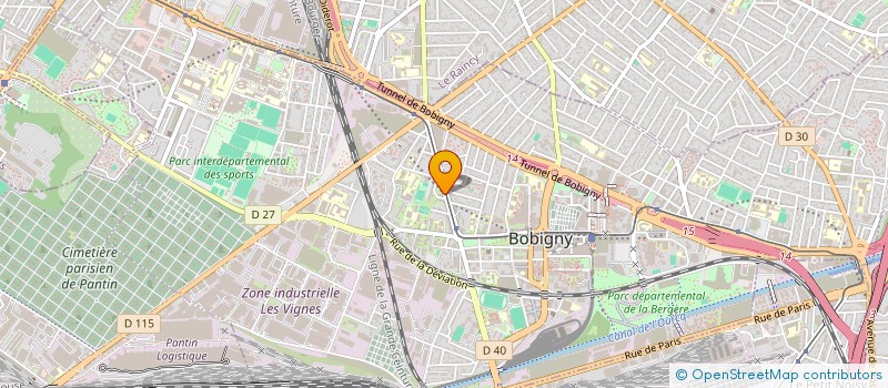 localisation de l'entreprise CAISSE DE CREDIT MUTUEL BOBIGNY à BOBIGNY