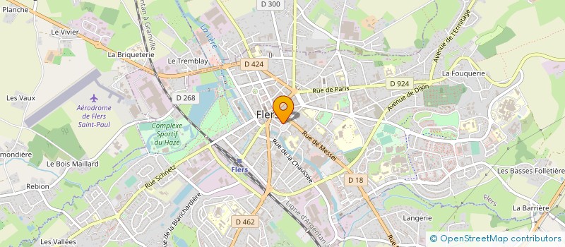 localisation de l'entreprise CAISSE DE CREDIT MUTUEL BOCAGE FLERIEN à FLERS