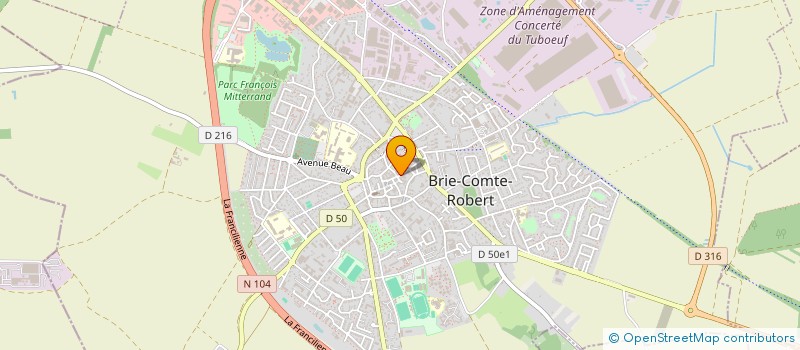 localisation de l'entreprise CAISSE DE CREDIT MUTUEL BRIE COMTE ROBERT  BRIE-COMTE-ROBERT