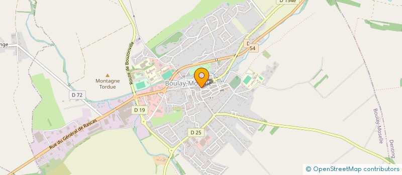 localisation de l'entreprise CAISSE DE CREDIT MUTUEL CANTON DE BOULAY  BOULAY-MOSELLE